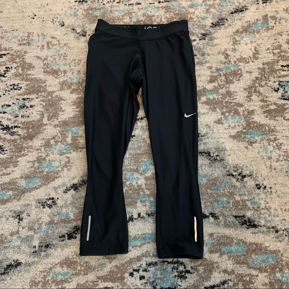 🍎 3/$30 Nike Dri-Fit Black Athletic Capri Leggings